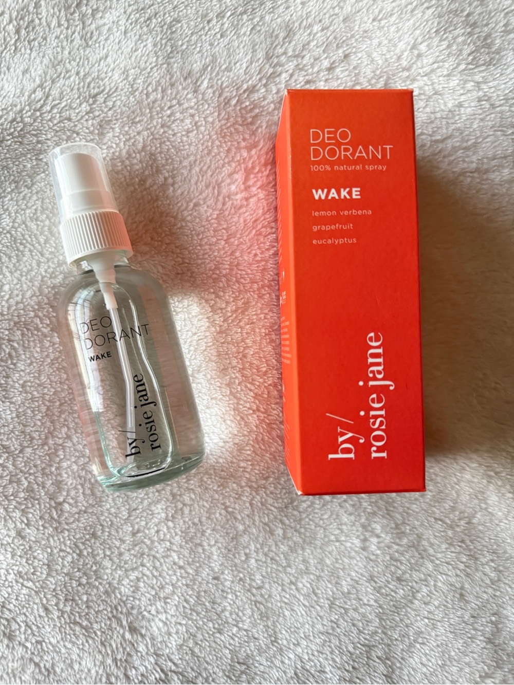 By/Rosie Jane WAKE Deodorant 2 oz Brand New in Box 100% Natural Spray